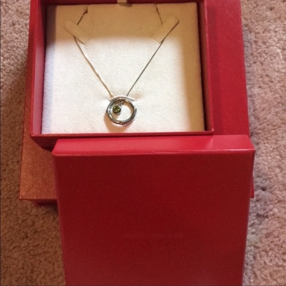 💚Red Envelope Peridot Bamboo Pendant Necklace - Picture 8 of 8